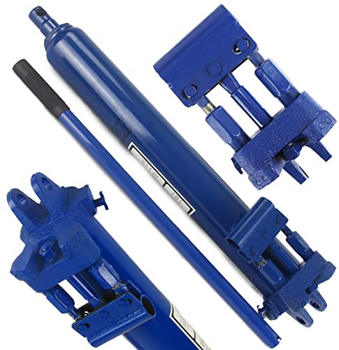 Cilindro Idraulico Pompa per Gruetta da Officina | Portata 8 Tonnellate | Altezza Minima 66 cm | Altezza Massima 106 cm | Corsa 40 cm | Diametro Cilindro 7,5 cm