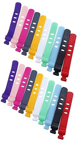 Silicone Cable Straps Adjustable Cord Management Organizers 50pcs