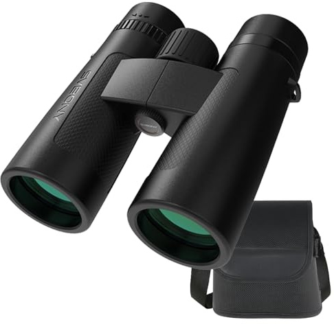 SVBONY Verbessertes SV202 10x42 ED Fernglas Fernglas mit extra niedriger Streuung Objektivlinsen für Vogelbeobachtung, BAK4 & FMC-Optiksystem, 8°+Weitwinkel, IPX7 wasserdicht für Allwettereinsatz