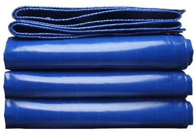 Plane Wasserdicht Heavy Duty Dickes Tarp Sheet mit Ösen 450g/m² für Fahrzeug Pool Abdeckung Boot Zelt Baustelle(4X6M)