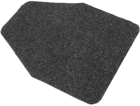 SHINEOFI Water Absorbent Urinal Mat with Non Skid PVC Backing for Mens Bathroom Floor Protection Durable Grey Urinal Floor Mat for Hotels Offices Restaurants Slip and Easy to Clean
