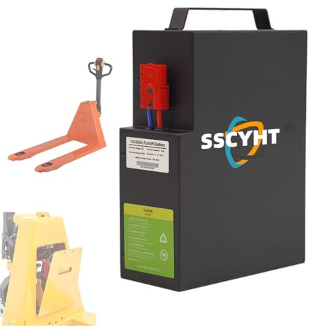 SSCYHT Batterie Lithium-ION 24 V 20 Ah pour transpalette électrique CBD15, Remplacement pour transpalettes électriques à conducteur accompagnant.