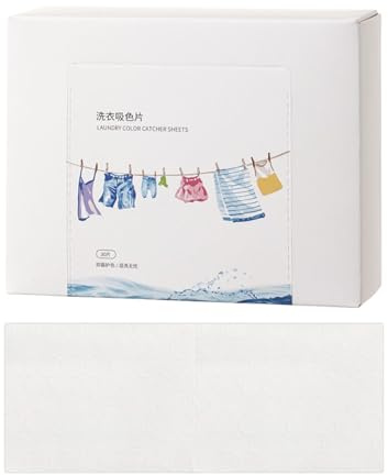 Farbfangblätter Fleckenschutz Für Farbige Und Dunkle Kleidung Und | 30-Stück Wäsche-Farbfangblätter für Waschmaschine, Trockner, Reise, Haushalt, Kleidung, Steppdecken, dunkle & bunte