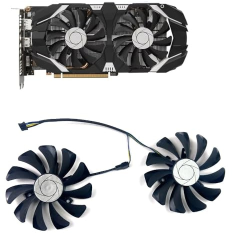 FDMOZRE Ventola di Raffreddamento per inno3d MSI GTX 1060 OC 6G 960 P106-100 P106 GTX1060 GTX960 85MM HA9010H12F-Z Ventole per schede grafiche