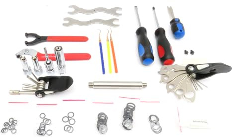 AMSLSIU Professionelles Deluxe Reparaturwerkzeug Set, rostfrei, Atemregler, Schraubenschlüssel, Schraubendreher mit Tasche, Schnorchelausrüstung