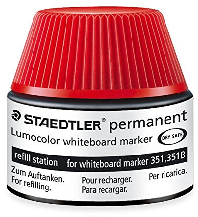 STAEDTLER Tinte fuer Marker Lumocolor refill station, 30 ml, (1 Stück, rot)