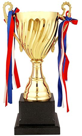STOBOK Trophée De Métal 9.45X3.15X3.15In Trophée De Compétition Sportive avec Figurine De Basketteur pour Tournoi Et Jeu d'honneur
