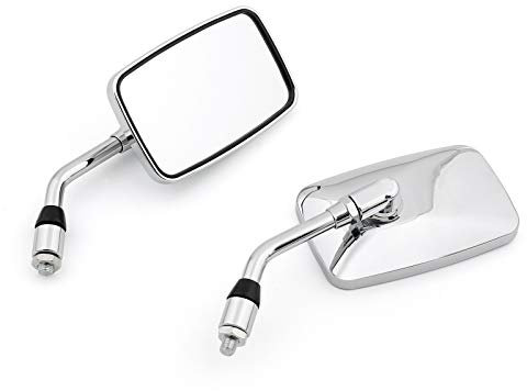 Artudatech Lenkerendenspiegel, Motorrad Faltbar Lenker Endseite Lenkerspiegel Rückspiegel Motorrad Außenspiegel Seitenspiegel für HON-DA VT1100 Shadow NV600 VT250 Shadow 400