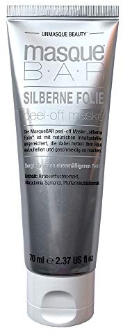 masque BAR Koreanische Gesichtsmaske Silber Folie Peel Off Mask Tube, 70 ml