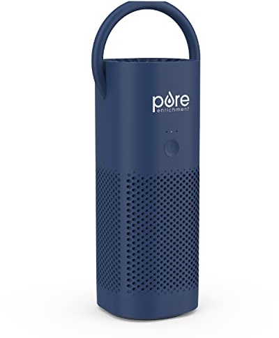 Pure Enrichment PureZone Mini purificateur d'air portable – Le véritable filtre HEPA sans fil nettoie l'air et élimine 99,97 % de la poussière, des odeurs et des allergènes près de chez vous