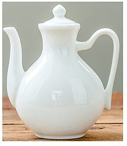 Huilier et vinaigrier Bouchon céramique Distributeur D'olive D'huile de Stockage Bouteille D'huile Huilier Ustensile de Cuisine Blanc / 150ML