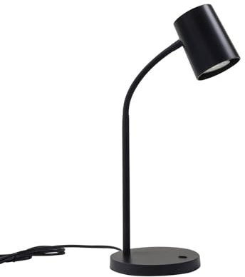 Lindby Tischlampe Radka (Modern) in Schwarz (1 flammig, GU10) - Tischleuchte Schreibtischlampe Nachttischlampe Arbeitszimmerleuchte