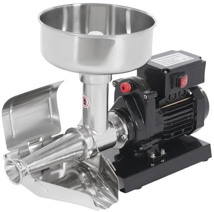 Colino elettrico per pomodoro, 450 W, macchina per salsa di pomodoro, colino alimentare e salsa per salsa di pomodoro, fragole e mirtilli