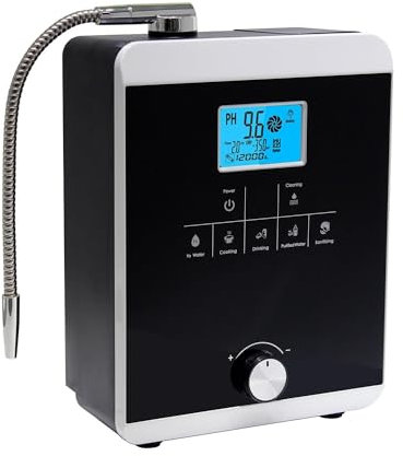 Alkaline Electrolyzed Water Machine, Home Filtration System with 7 Water Settings, PH 2.8-11.0, Automatic Cleaning, 6000-12000 Liters per Filter, Smart Voice