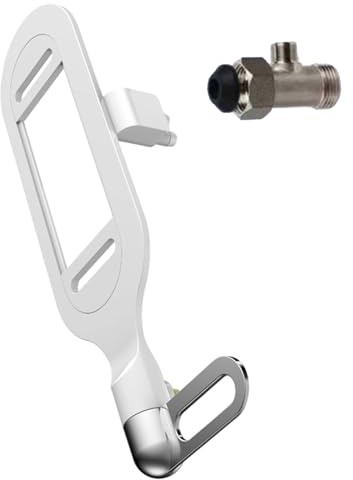 jebyltd Attacco Bidet per Sedili del Water Doppio Regolabile Cool Wilet Watock Connector Sedile Attacco per Anziani