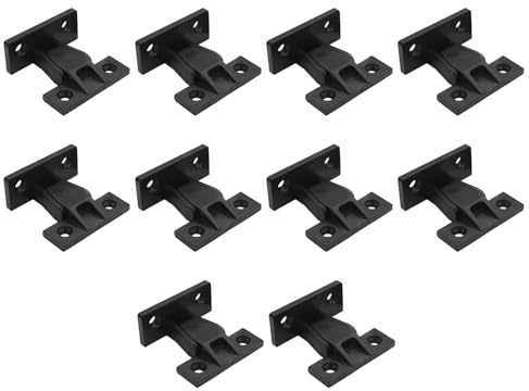Lot de 10 fixations à emboîter pour plinthe - Clips de panneau en ABS à fixation rapide pour armoires de cuisine, armoire, lit, table