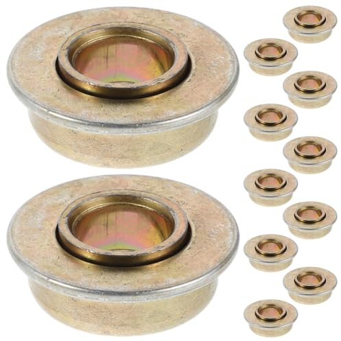 Homoyoyo 12 Stück Schwenkbare Stahl Wankel Kugelköpfe für Rollstuhl Vorderräder mit Hoher Tragfähigkeit und Universeller Kompatibilität für Zuhause und Krankenhaus
