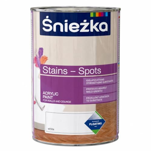 TRANS - PAL White Stain Block Paint 1L Interior Wall & Ceiling Primer