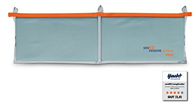 seaEQ YACHTSPORT EQUIPPED Fendermatte Kissenfender Flachfender LF 1400 grau