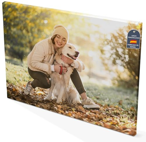 LolaPix Leinwand Personalisiert Foto. Wandbild Bilder. Foto auf Leinwand Bild. Fotoleinwand. Poster Selber Gestalten. Picture Fotoleinwand Eigenes Bild Fotos 75x50cm