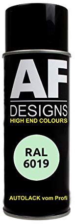 Alex Flittner Designs Spraydose RAL6019 WEISSGRUEN glänzend, glänzend | Sehr Hochwertiges Acryl Lackspray(lösemittelhaltig) nach RAL