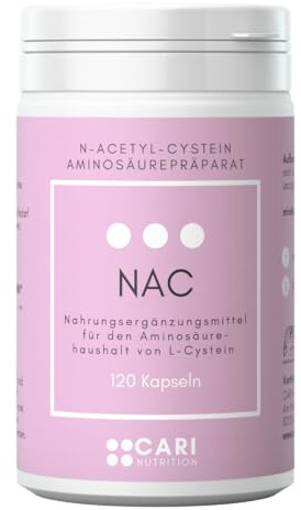NAC | PCOS, Insulinresistenz, Kinderwunsch | 650 mg Kapseln für die perfekte Dosierung | N-Acetyl-L-Cystein | hohe Bioverfügbarkeit | ohne Zusätze | vegan & made in Germany