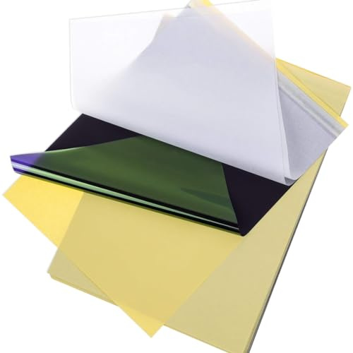 JRYXDS 20 Blatt Tattoo Transferpapier Papier A4 Kohlepapier Matritzenpapier Zum Übertragen Ihrer Designs Auf Die Haut