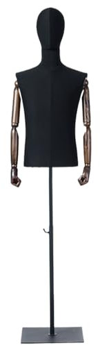 Schneiderpuppe Verstellbar Wird mit Einem Stabilen Metallsockel Geliefert, Flexibler Simulationsmanipulator, Schneiderpuppe Anwendbar auf Kleiderständer, Boutique, Bekleidungsgeschäft ( Size : Square