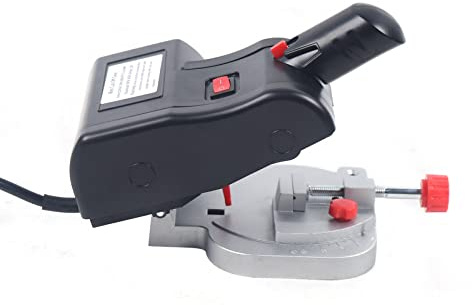 Mini Gehrungssäge 220V Kappsäge Gehrungssäge 4500 U/min Klein Tischkreissäge Stahlsägeblatt Stahl Sägeblatt Kreissäge 0°-45° Einstellbar Stahl Sägeblatt Kreissäge für Holz Metall