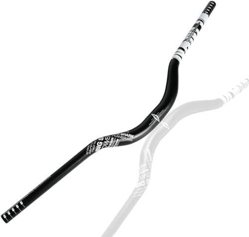 Mountainbike-Riser-Lenker, 31,8 mm, 780 mm, extra langer Lenker, 50 mm, MTB-Lenker, Aluminiumlegierung, DH XC, Fahrradlenker, Weiß, 780 mm