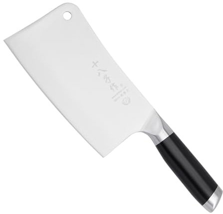 SHI BA ZI ZUO Coltello da Cuoco Coltello da Cucina Coltello da macellaio in acciaio inossidabile per impieghi gravosi Coltello per affettare cinese con lama a tutto codolo per tagliare carni di ossa