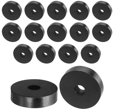 QUARKZMAN 16pz Distanziali Gomma 40mm OD, 10mm ID, 10mm Altezza Distanziatore Rotondo Antivibrazioni Boccola Anelli Tenuta Rondelle Spessa per Accessori Auto Domestici
