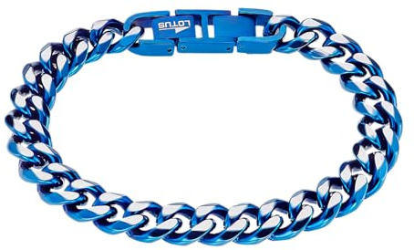LOTUS STYLE Pulsera Hombre Acero Inoxidable 316L Brazalete de Diseño