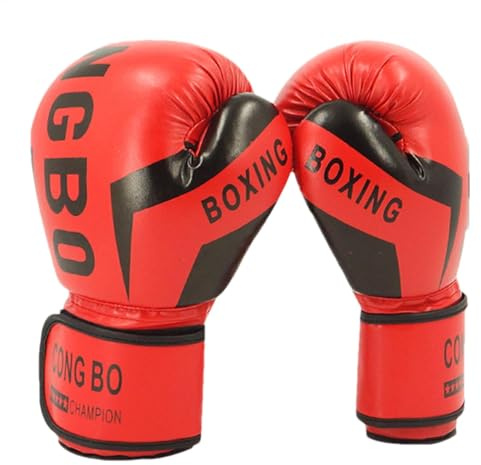 Guantes de Boxeo para niños, Guantes de Boxeo Suaves y Transpirables, Ajustables y duraderos, Guantes de Combate Protectores para niños y niñas