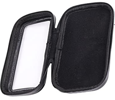 Gatuida 1 Satz Handy wasserdichte Tasche Telefonhalter wasserdichte Handyhülle Zyklus Mountainbike handyhalterung Phone Waterproof Bag Fahrradtasche Fahrradlenker-Handytasche Pu Black