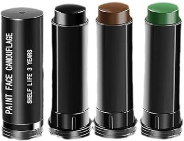 3 Farben Tarnschminke Camouflage Set, Farben Militär Tarnschminke Schminkstifte Armee Military Cs, tarnschminke Schminkstifte, Make-Up Face Paint Für Halloween Körperkunst Party