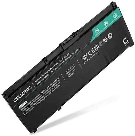 CELLONIC Battery compatible with HP Pavilion 15-CR, 15-CX, HSTNN-DB8Q | (4380mAh-11.55V-Lithium-Polymer) for HP Pavilion Gaming 15-CX, 17-CD, GamingG 15-CX0020NR, ZBook 15v Gen 5, L08934-1B1
