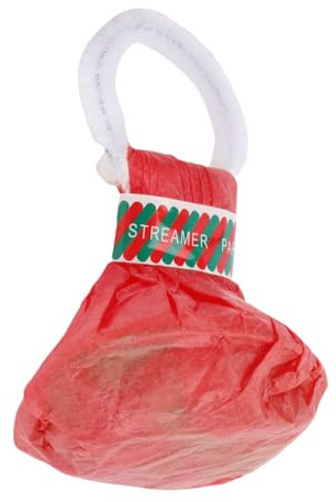 Brrnoo Bunte Luftschlangen-Druckknöpfe, Premium-Papier, 10 Stück, Leicht zu Reinigende Konfetti, Mehrfarbige Knallbonbons, Hochzeit, Geburtstag, Partys (15 Streifen)