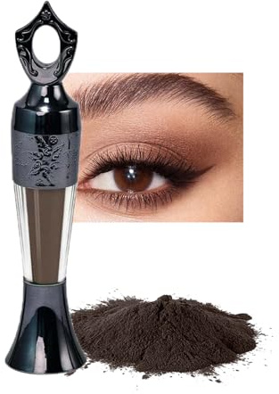 Kohl Powder Eyeliner,Brown Kohl Eyeliner, Handmade Smudge Proof Eye-liner Cream Powder,Intense Pigment Silky Finish Liner For Natural Eye Make-Up