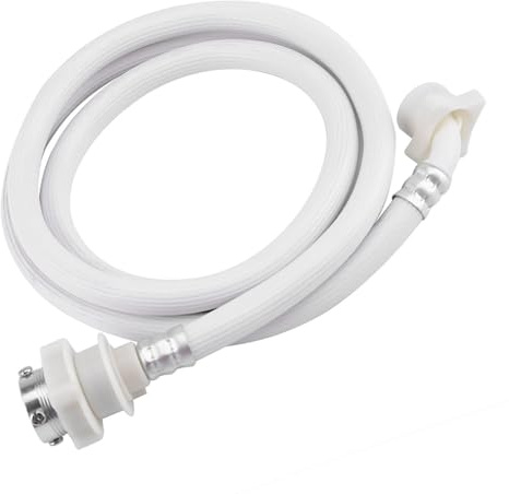 Matybobe Tubo di Ingresso Acqua per Lavatrice Connettore in PVC di Colore Bianco Lunga Durata per Lavatrice Automatica (O)