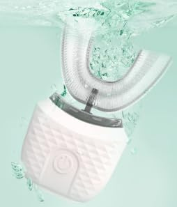 Cepillo de dientes ultrasónico automático, cepillo de dientes eléctrico con temporizador, limpieza completa de 360 ° de la cavidad bucal, resistente al agua IPX7, cepillo de dientes ultrasónico
