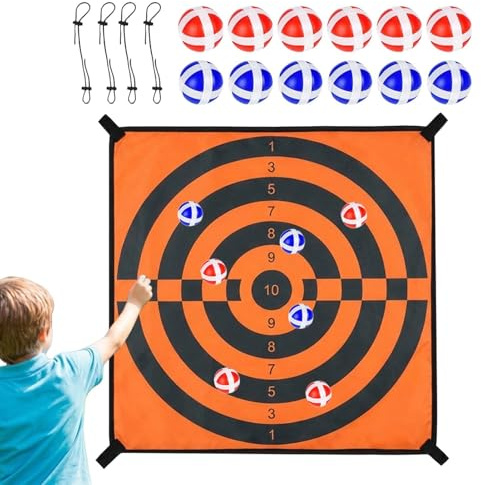 Elastisk matta dart spel, roliga interaktiva universella klistermärken leksaker | dart måltillbehör studsmatta - för träningsset utomhus familj försäljning