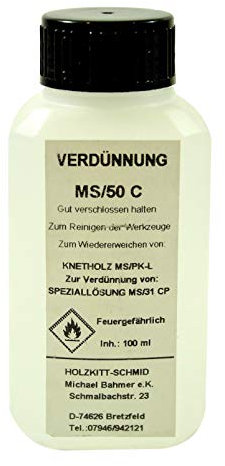 Holzkitt - Knetholz Verdünnung MS / 50C 100ml