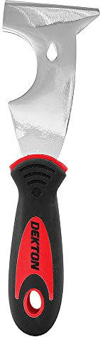 Dekton 2.5Professional Scraper-Heavy Duty Stainless Sturdy Steel Blade| Ergonomic Rubber Grip Handle For Comfort| 2.5 Blade| Ideal For Scraping Wallpaper, Filling Cracks And Repairing Holes| Durable