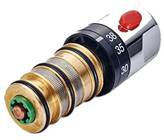 YANGQI yaoqijie Brass Bath Shower Thermostatic Cartridge Temperature Control Thermostat Shower Mixing Faucet Cartridge Replacement CL-202 lasting