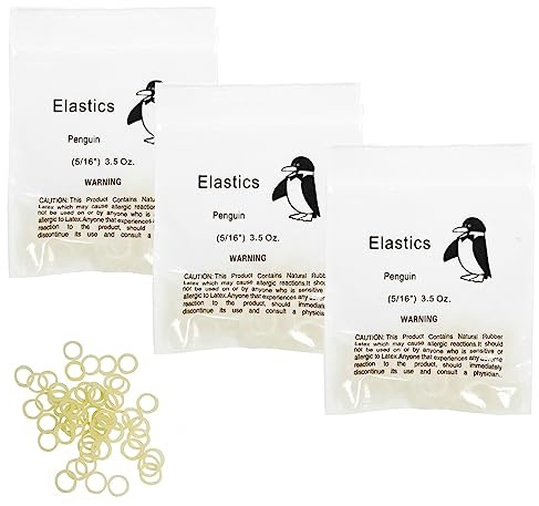 Bandas de Goma Elástica Ortodóntica de,Bandas de Goma Multiusos,Juego de 300 Piezas Dentales Elásticas,Bandas de Goma Elástica Ortodóntica de 5/16 Pulgadas,Ortodoncia Tirantes Elásticos Bandas de Goma