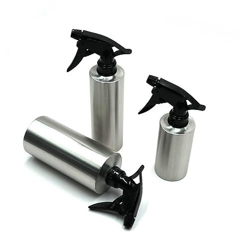 Kisangel Regadera De Acero Inoxidable Pulverizador De Agua Gatillo Herramienta De Jardinería para Regar Plantas Casa o Jardín