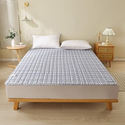 HAIBA Matratzenschoner 180x200cm atmungsaktive Matratzenauflage Washbare Matratenauflage für Komfort & Fernhalten von Schmutz Matratzenschoner für Matratzen & Boxspringbett bettlaken