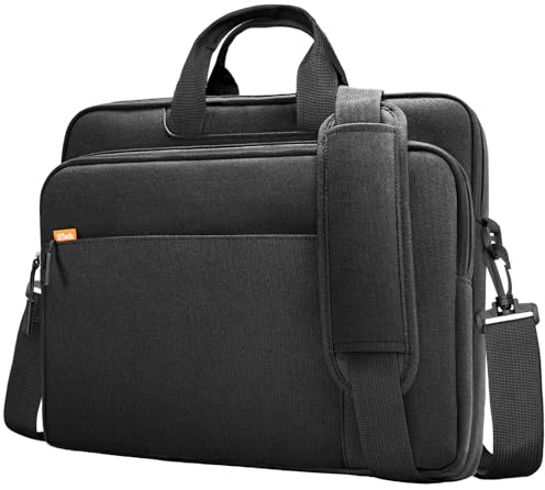 JETech 16 17 17.3 Inch Laptop Bag Case, Waterproof Computer Sleeve Cover Compatible with MacBook Air/Pro 16, Acer Predator Helios 16, ASUS ROG Strix G17, HP Envy 17.3 (Black)