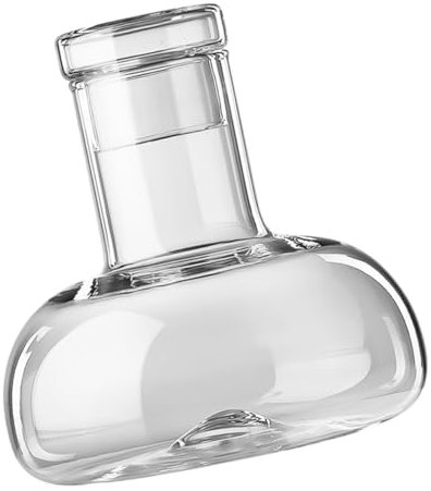 Ciieeo Pichet À Vin Rouge Et Refroidisseur - 1500 Ml Pot À Eau En Verre Et Tasse Idéal